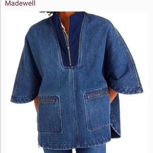 🌸🌺Madewell Denim Poncho-Sz S/M🌸🌺